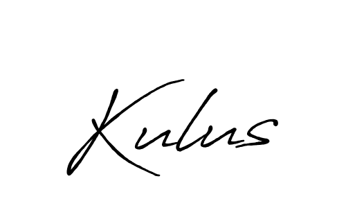 Also we have Kulus name is the best signature style. Create professional handwritten signature collection using Antro_Vectra_Bolder autograph style. Kulus signature style 7 images and pictures png