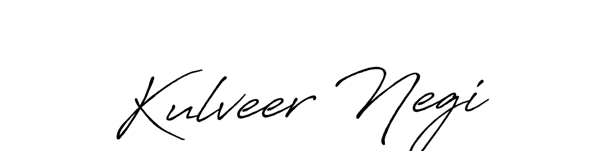 You should practise on your own different ways (Antro_Vectra_Bolder) to write your name (Kulveer Negi) in signature. don't let someone else do it for you. Kulveer Negi signature style 7 images and pictures png