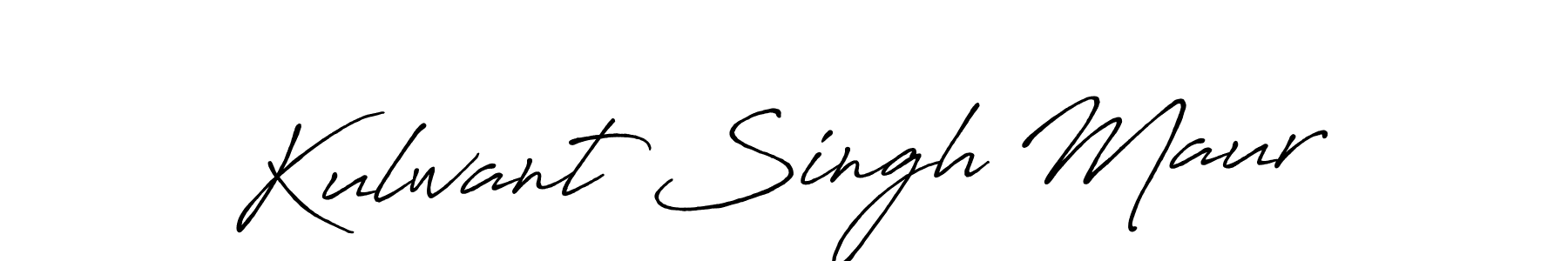 It looks lik you need a new signature style for name Kulwant Singh Maur. Design unique handwritten (Antro_Vectra_Bolder) signature with our free signature maker in just a few clicks. Kulwant Singh Maur signature style 7 images and pictures png