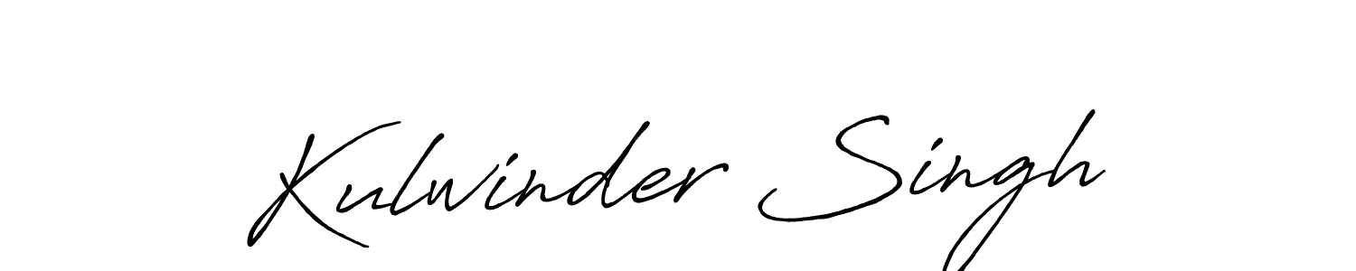 Use a signature maker to create a handwritten signature online. With this signature software, you can design (Antro_Vectra_Bolder) your own signature for name Kulwinder Singh. Kulwinder Singh signature style 7 images and pictures png