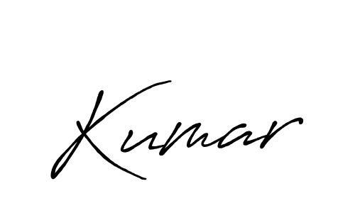 Create a beautiful signature design for name Kumar. With this signature (Antro_Vectra_Bolder) fonts, you can make a handwritten signature for free. Kumar signature style 7 images and pictures png