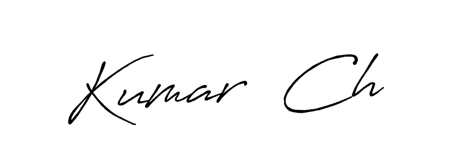 Design your own signature with our free online signature maker. With this signature software, you can create a handwritten (Antro_Vectra_Bolder) signature for name Kumar  Ch. Kumar  Ch signature style 7 images and pictures png