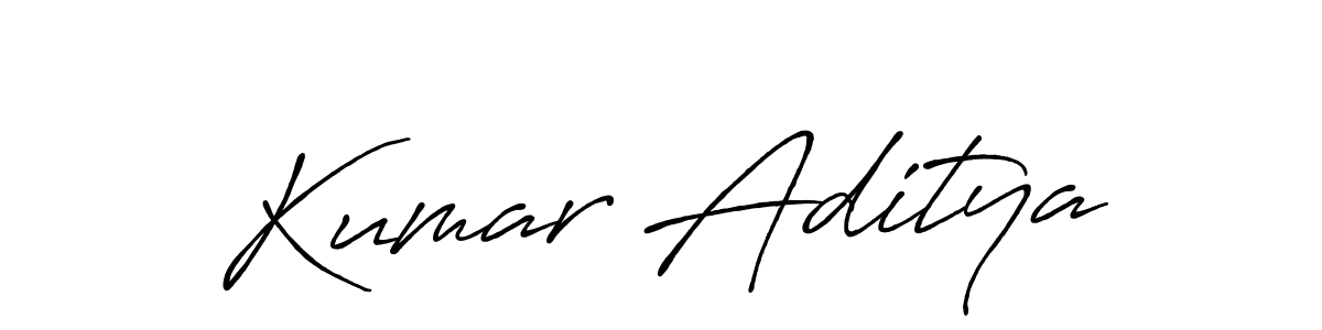 Also You can easily find your signature by using the search form. We will create Kumar Aditya name handwritten signature images for you free of cost using Antro_Vectra_Bolder sign style. Kumar Aditya signature style 7 images and pictures png