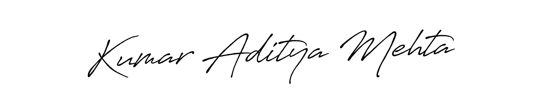 It looks lik you need a new signature style for name Kumar Aditya Mehta. Design unique handwritten (Antro_Vectra_Bolder) signature with our free signature maker in just a few clicks. Kumar Aditya Mehta signature style 7 images and pictures png