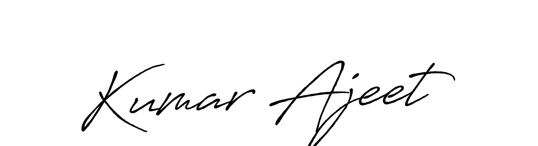 Also You can easily find your signature by using the search form. We will create Kumar Ajeet name handwritten signature images for you free of cost using Antro_Vectra_Bolder sign style. Kumar Ajeet signature style 7 images and pictures png