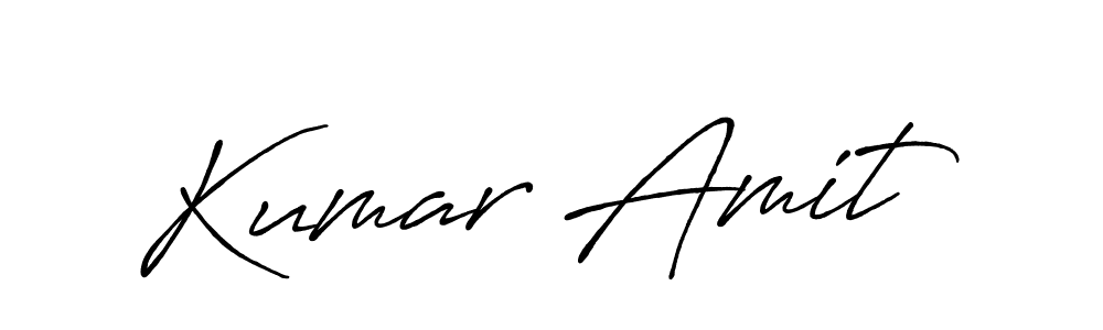 Create a beautiful signature design for name Kumar Amit. With this signature (Antro_Vectra_Bolder) fonts, you can make a handwritten signature for free. Kumar Amit signature style 7 images and pictures png
