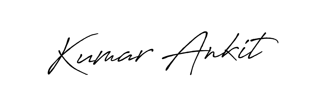 The best way (Antro_Vectra_Bolder) to make a short signature is to pick only two or three words in your name. The name Kumar Ankit include a total of six letters. For converting this name. Kumar Ankit signature style 7 images and pictures png