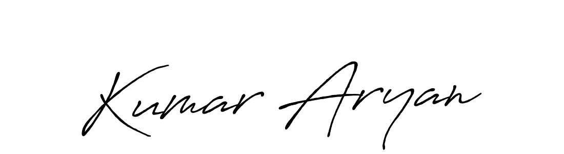 You should practise on your own different ways (Antro_Vectra_Bolder) to write your name (Kumar Aryan) in signature. don't let someone else do it for you. Kumar Aryan signature style 7 images and pictures png