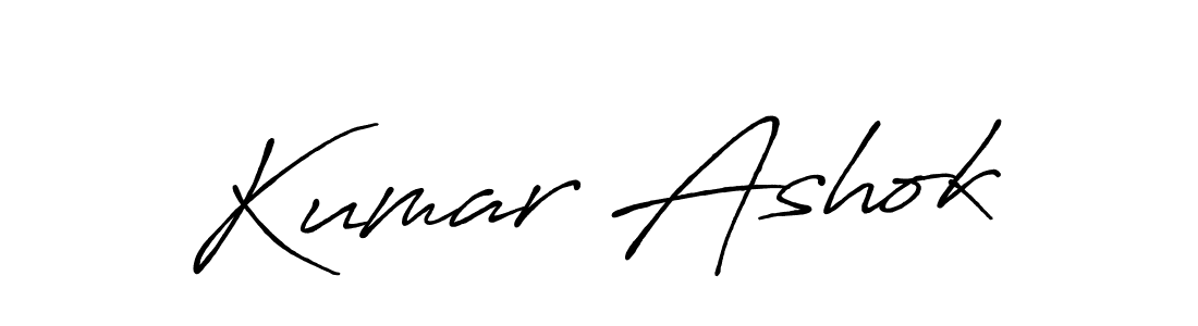 Also You can easily find your signature by using the search form. We will create Kumar Ashok name handwritten signature images for you free of cost using Antro_Vectra_Bolder sign style. Kumar Ashok signature style 7 images and pictures png