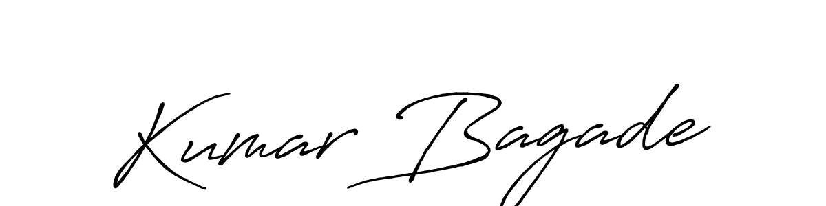 How to make Kumar Bagade signature? Antro_Vectra_Bolder is a professional autograph style. Create handwritten signature for Kumar Bagade name. Kumar Bagade signature style 7 images and pictures png