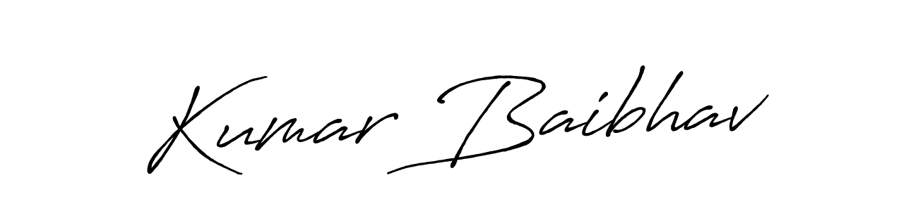 Make a short Kumar Baibhav signature style. Manage your documents anywhere anytime using Antro_Vectra_Bolder. Create and add eSignatures, submit forms, share and send files easily. Kumar Baibhav signature style 7 images and pictures png
