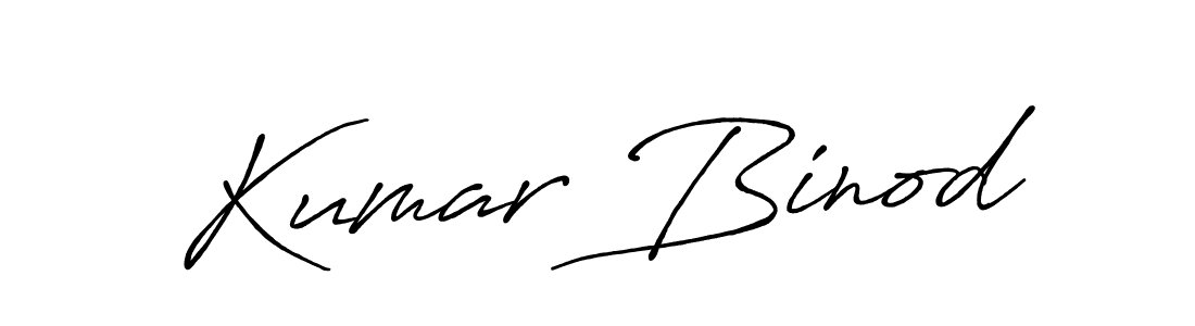 How to make Kumar Binod name signature. Use Antro_Vectra_Bolder style for creating short signs online. This is the latest handwritten sign. Kumar Binod signature style 7 images and pictures png