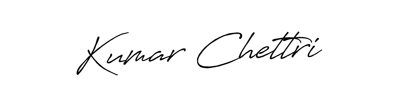 Design your own signature with our free online signature maker. With this signature software, you can create a handwritten (Antro_Vectra_Bolder) signature for name Kumar Chettri. Kumar Chettri signature style 7 images and pictures png