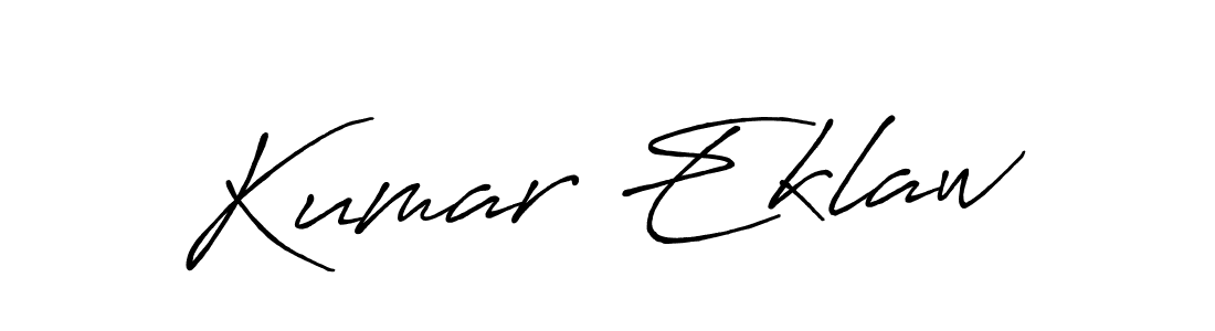 if you are searching for the best signature style for your name Kumar Eklaw. so please give up your signature search. here we have designed multiple signature styles  using Antro_Vectra_Bolder. Kumar Eklaw signature style 7 images and pictures png