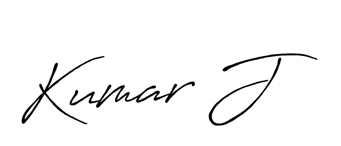 Design your own signature with our free online signature maker. With this signature software, you can create a handwritten (Antro_Vectra_Bolder) signature for name Kumar J. Kumar J signature style 7 images and pictures png