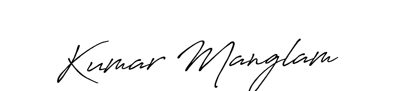 Similarly Antro_Vectra_Bolder is the best handwritten signature design. Signature creator online .You can use it as an online autograph creator for name Kumar Manglam. Kumar Manglam signature style 7 images and pictures png