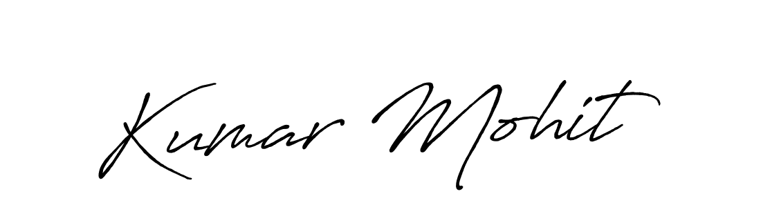 Similarly Antro_Vectra_Bolder is the best handwritten signature design. Signature creator online .You can use it as an online autograph creator for name Kumar Mohit. Kumar Mohit signature style 7 images and pictures png