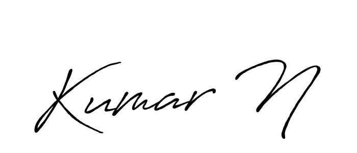 Make a beautiful signature design for name Kumar N. Use this online signature maker to create a handwritten signature for free. Kumar N signature style 7 images and pictures png