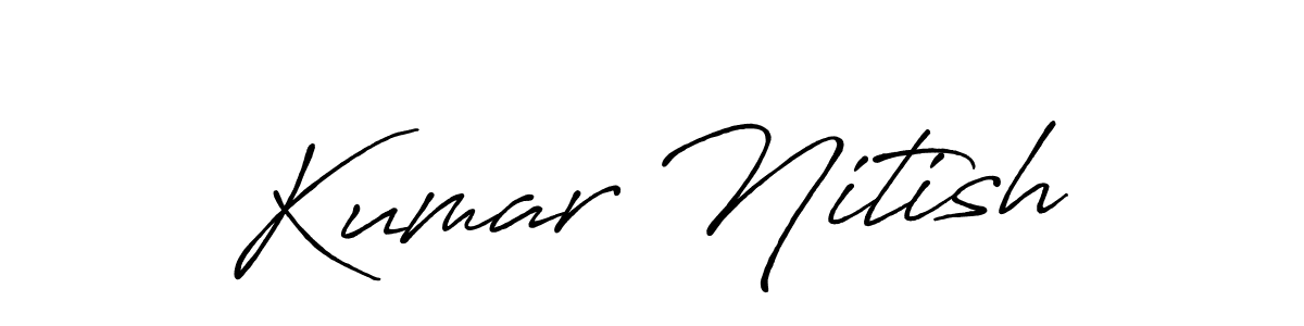 It looks lik you need a new signature style for name Kumar Nitish. Design unique handwritten (Antro_Vectra_Bolder) signature with our free signature maker in just a few clicks. Kumar Nitish signature style 7 images and pictures png