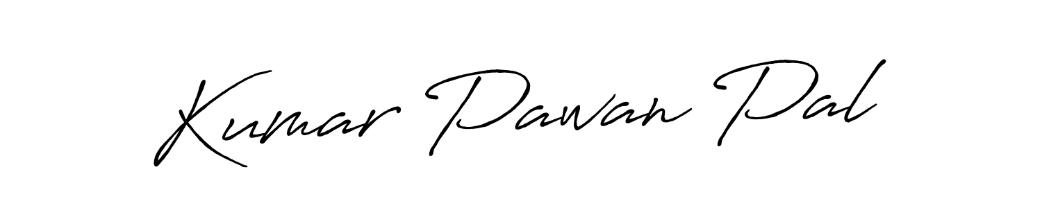 Make a beautiful signature design for name Kumar Pawan Pal. With this signature (Antro_Vectra_Bolder) style, you can create a handwritten signature for free. Kumar Pawan Pal signature style 7 images and pictures png