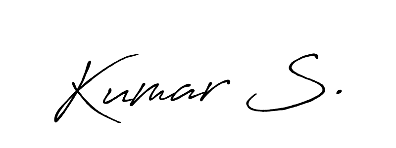 Kumar S. stylish signature style. Best Handwritten Sign (Antro_Vectra_Bolder) for my name. Handwritten Signature Collection Ideas for my name Kumar S.. Kumar S. signature style 7 images and pictures png