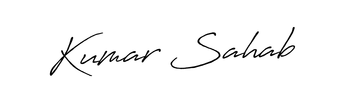 Make a beautiful signature design for name Kumar Sahab. Use this online signature maker to create a handwritten signature for free. Kumar Sahab signature style 7 images and pictures png