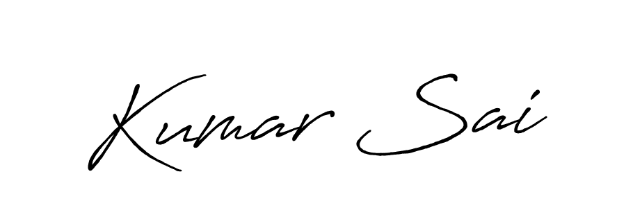 Also we have Kumar Sai name is the best signature style. Create professional handwritten signature collection using Antro_Vectra_Bolder autograph style. Kumar Sai signature style 7 images and pictures png