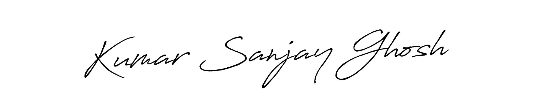 The best way (Antro_Vectra_Bolder) to make a short signature is to pick only two or three words in your name. The name Kumar Sanjay Ghosh include a total of six letters. For converting this name. Kumar Sanjay Ghosh signature style 7 images and pictures png