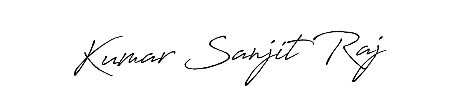 Create a beautiful signature design for name Kumar Sanjit Raj. With this signature (Antro_Vectra_Bolder) fonts, you can make a handwritten signature for free. Kumar Sanjit Raj signature style 7 images and pictures png