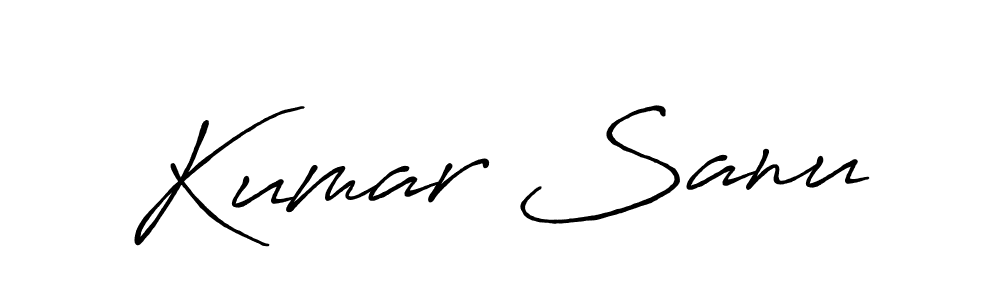 How to make Kumar Sanu signature? Antro_Vectra_Bolder is a professional autograph style. Create handwritten signature for Kumar Sanu name. Kumar Sanu signature style 7 images and pictures png