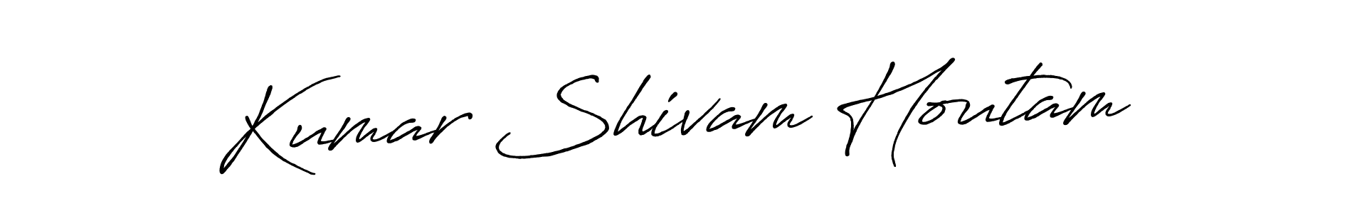 Use a signature maker to create a handwritten signature online. With this signature software, you can design (Antro_Vectra_Bolder) your own signature for name Kumar Shivam Houtam. Kumar Shivam Houtam signature style 7 images and pictures png