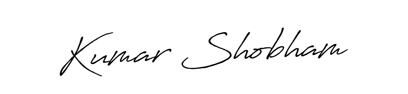 Kumar Shobham stylish signature style. Best Handwritten Sign (Antro_Vectra_Bolder) for my name. Handwritten Signature Collection Ideas for my name Kumar Shobham. Kumar Shobham signature style 7 images and pictures png