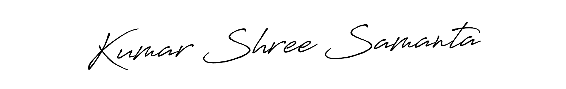 Also we have Kumar Shree Samanta name is the best signature style. Create professional handwritten signature collection using Antro_Vectra_Bolder autograph style. Kumar Shree Samanta signature style 7 images and pictures png