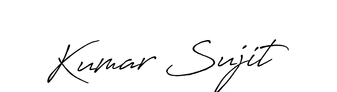 if you are searching for the best signature style for your name Kumar Sujit. so please give up your signature search. here we have designed multiple signature styles  using Antro_Vectra_Bolder. Kumar Sujit signature style 7 images and pictures png