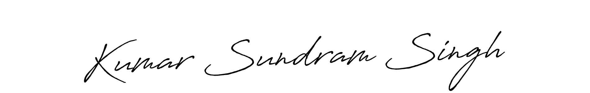 You should practise on your own different ways (Antro_Vectra_Bolder) to write your name (Kumar Sundram Singh) in signature. don't let someone else do it for you. Kumar Sundram Singh signature style 7 images and pictures png