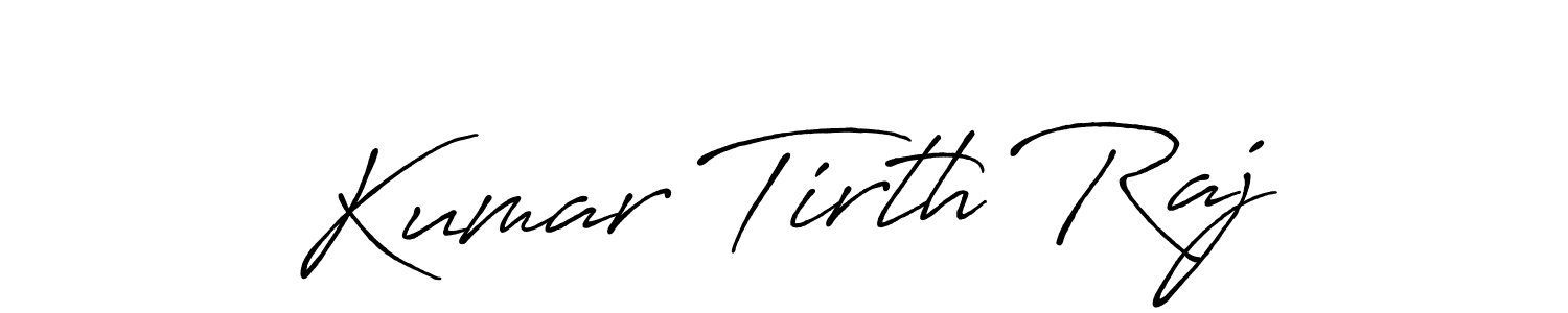 Also we have Kumar Tirth Raj name is the best signature style. Create professional handwritten signature collection using Antro_Vectra_Bolder autograph style. Kumar Tirth Raj signature style 7 images and pictures png