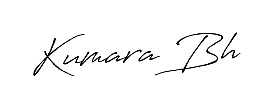 Kumara Bh stylish signature style. Best Handwritten Sign (Antro_Vectra_Bolder) for my name. Handwritten Signature Collection Ideas for my name Kumara Bh. Kumara Bh signature style 7 images and pictures png