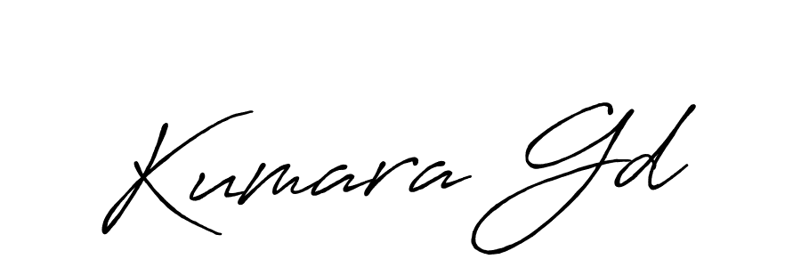How to make Kumara Gd signature? Antro_Vectra_Bolder is a professional autograph style. Create handwritten signature for Kumara Gd name. Kumara Gd signature style 7 images and pictures png