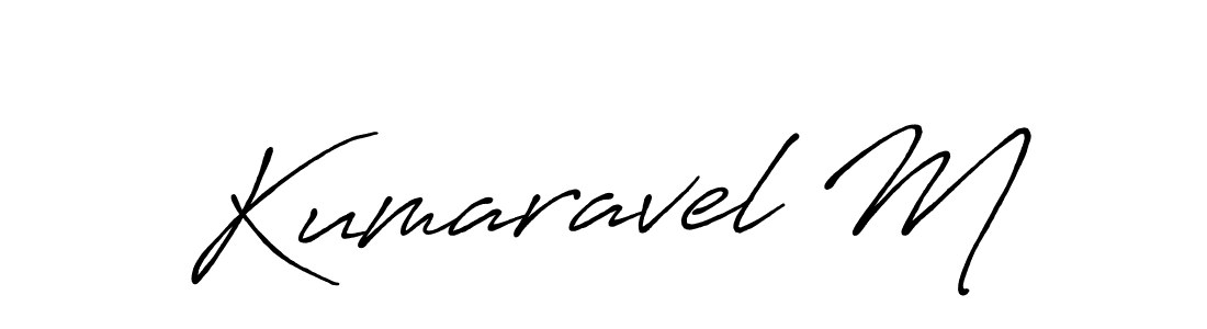 The best way (Antro_Vectra_Bolder) to make a short signature is to pick only two or three words in your name. The name Kumaravel M include a total of six letters. For converting this name. Kumaravel M signature style 7 images and pictures png