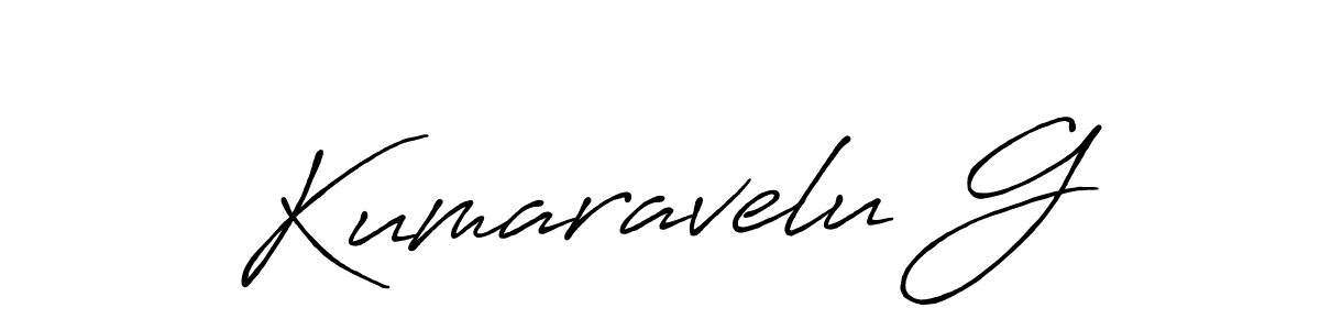 Kumaravelu G stylish signature style. Best Handwritten Sign (Antro_Vectra_Bolder) for my name. Handwritten Signature Collection Ideas for my name Kumaravelu G. Kumaravelu G signature style 7 images and pictures png