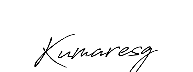 You should practise on your own different ways (Antro_Vectra_Bolder) to write your name (Kumaresg) in signature. don't let someone else do it for you. Kumaresg signature style 7 images and pictures png