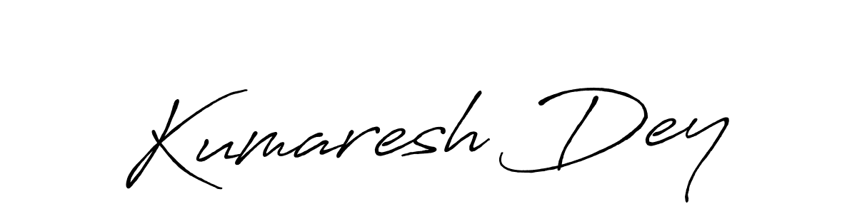 How to make Kumaresh Dey signature? Antro_Vectra_Bolder is a professional autograph style. Create handwritten signature for Kumaresh Dey name. Kumaresh Dey signature style 7 images and pictures png