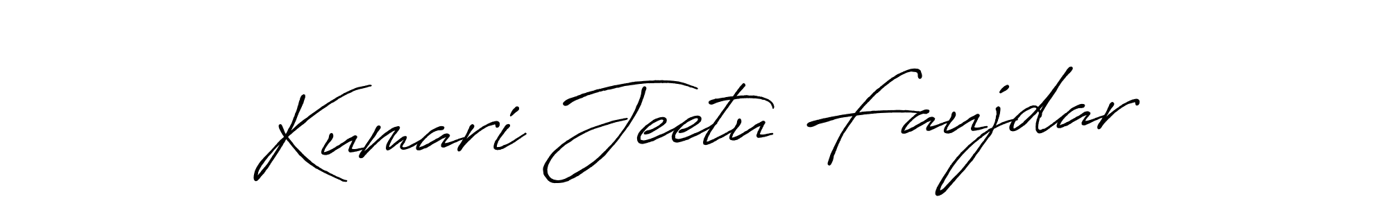 Here are the top 10 professional signature styles for the name Kumari Jeetu Faujdar. These are the best autograph styles you can use for your name. Kumari Jeetu Faujdar signature style 7 images and pictures png
