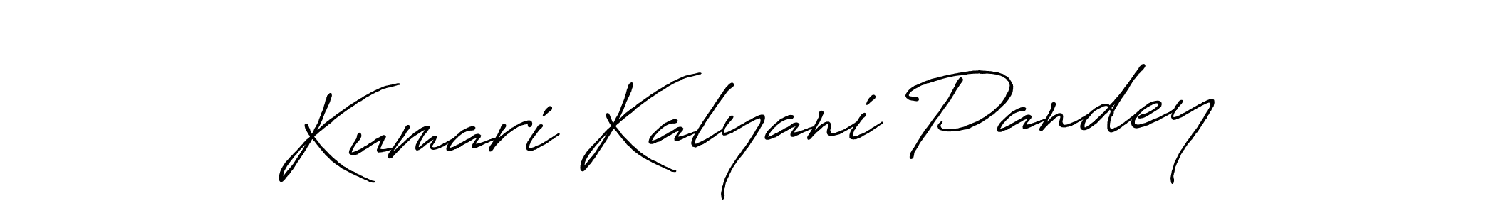 Kumari Kalyani Pandey stylish signature style. Best Handwritten Sign (Antro_Vectra_Bolder) for my name. Handwritten Signature Collection Ideas for my name Kumari Kalyani Pandey. Kumari Kalyani Pandey signature style 7 images and pictures png