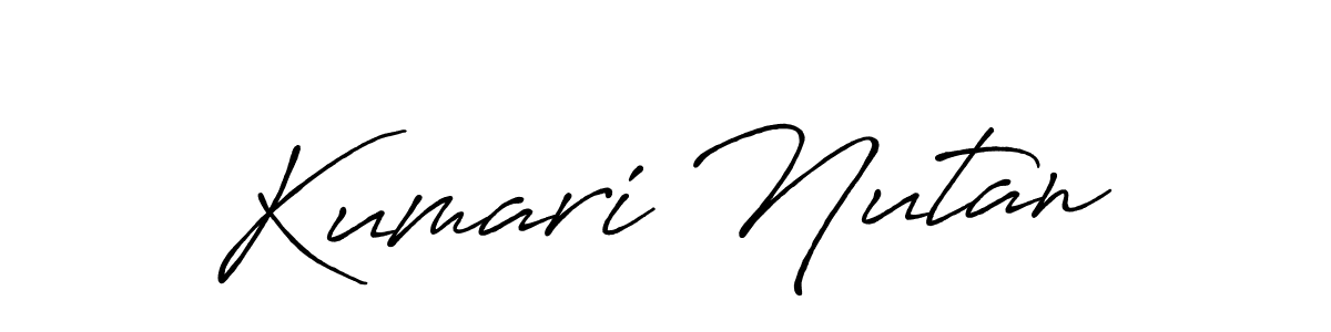 Kumari Nutan stylish signature style. Best Handwritten Sign (Antro_Vectra_Bolder) for my name. Handwritten Signature Collection Ideas for my name Kumari Nutan. Kumari Nutan signature style 7 images and pictures png