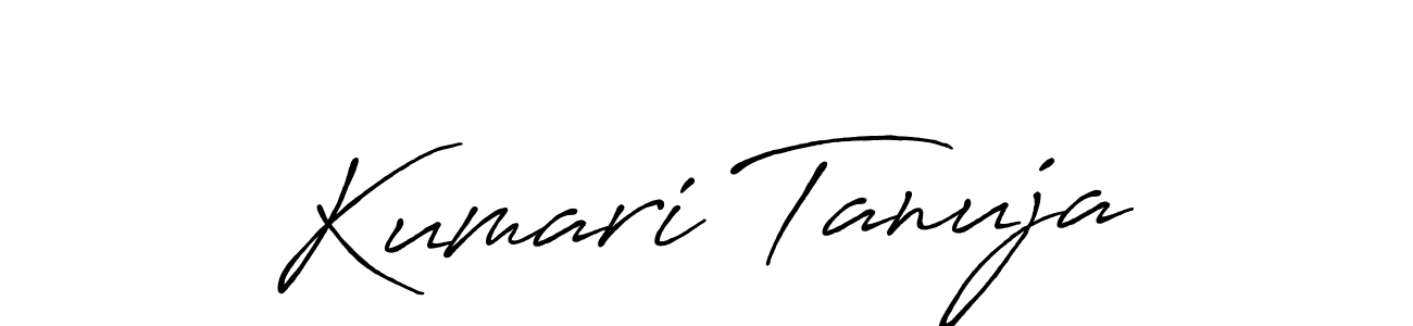 It looks lik you need a new signature style for name Kumari Tanuja. Design unique handwritten (Antro_Vectra_Bolder) signature with our free signature maker in just a few clicks. Kumari Tanuja signature style 7 images and pictures png