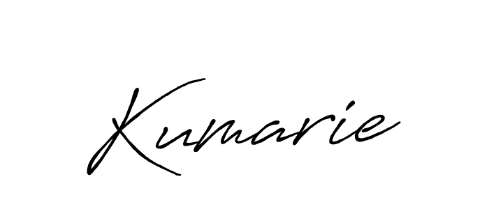 Also we have Kumarie name is the best signature style. Create professional handwritten signature collection using Antro_Vectra_Bolder autograph style. Kumarie signature style 7 images and pictures png