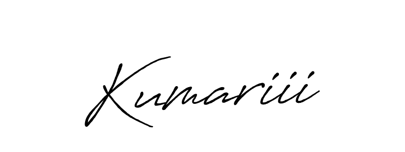 How to make Kumariii name signature. Use Antro_Vectra_Bolder style for creating short signs online. This is the latest handwritten sign. Kumariii signature style 7 images and pictures png