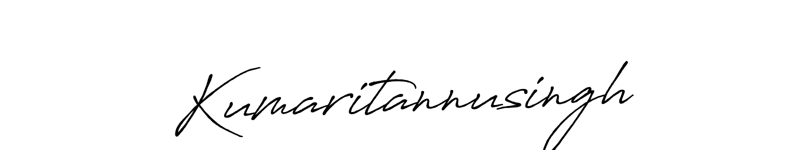 How to make Kumaritannusingh signature? Antro_Vectra_Bolder is a professional autograph style. Create handwritten signature for Kumaritannusingh name. Kumaritannusingh signature style 7 images and pictures png