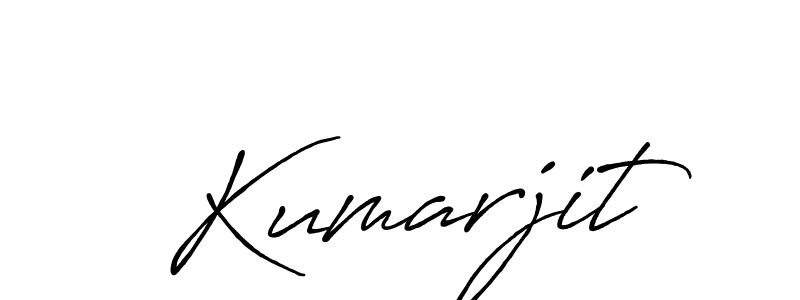 How to make Kumarjit signature? Antro_Vectra_Bolder is a professional autograph style. Create handwritten signature for Kumarjit name. Kumarjit signature style 7 images and pictures png